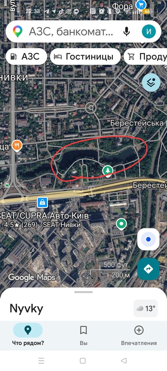 Окунь — улов на Парк Нивки, Київська обл., 11.09.2026