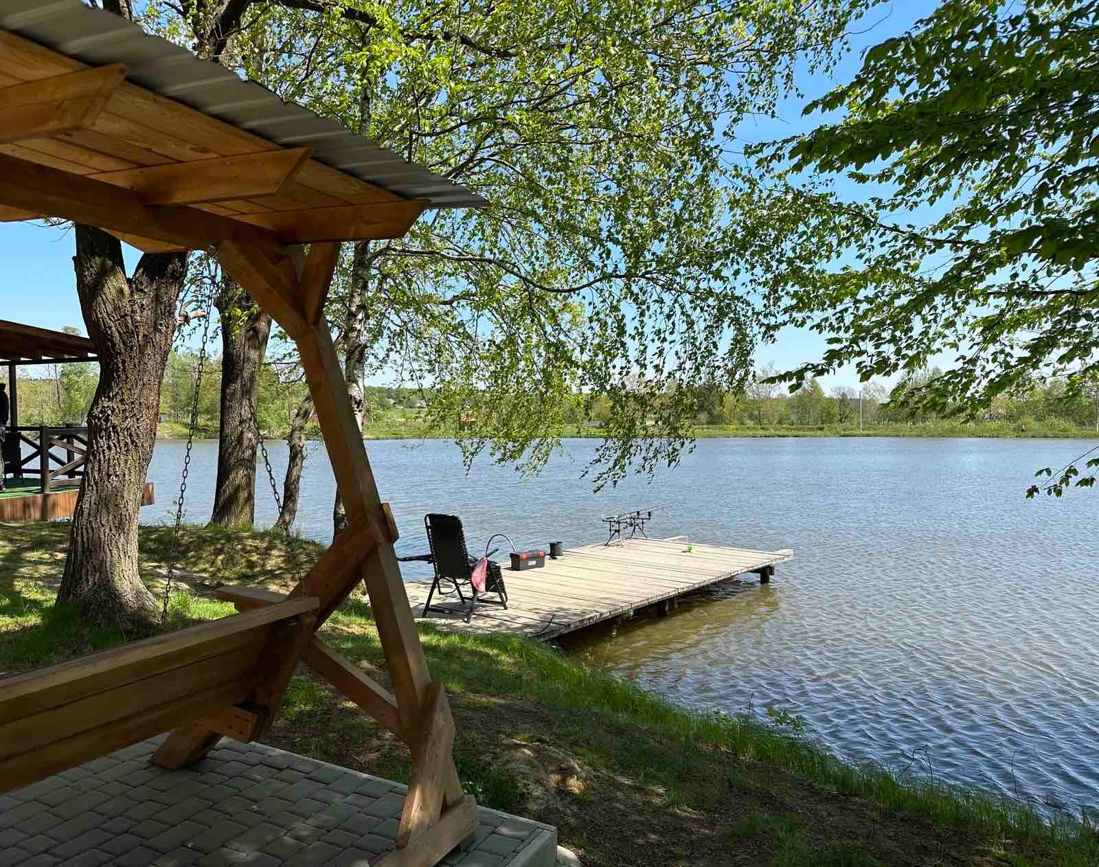 Ставок с. Вахнівці (перед Мигово), Чернівецька обл. — риболовля, фото 9