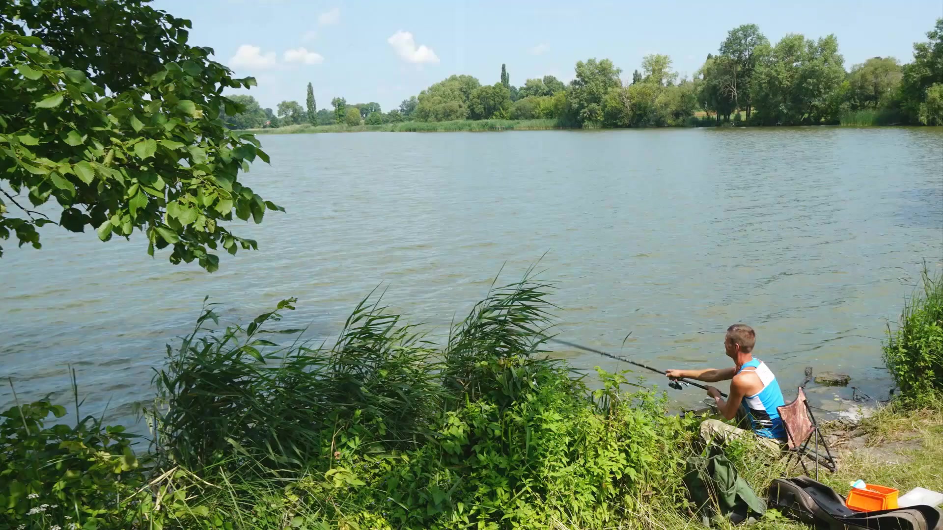 Широка Гребля (Сандрацьке водосховище), Вінницька обл. — риболовля, фото 4
